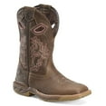thumbnail image 1 of Double-H Boots Women’s 10” Ari Wide Square Composite Toe Roper Work Boot Brown - DH5373, 1 of 3