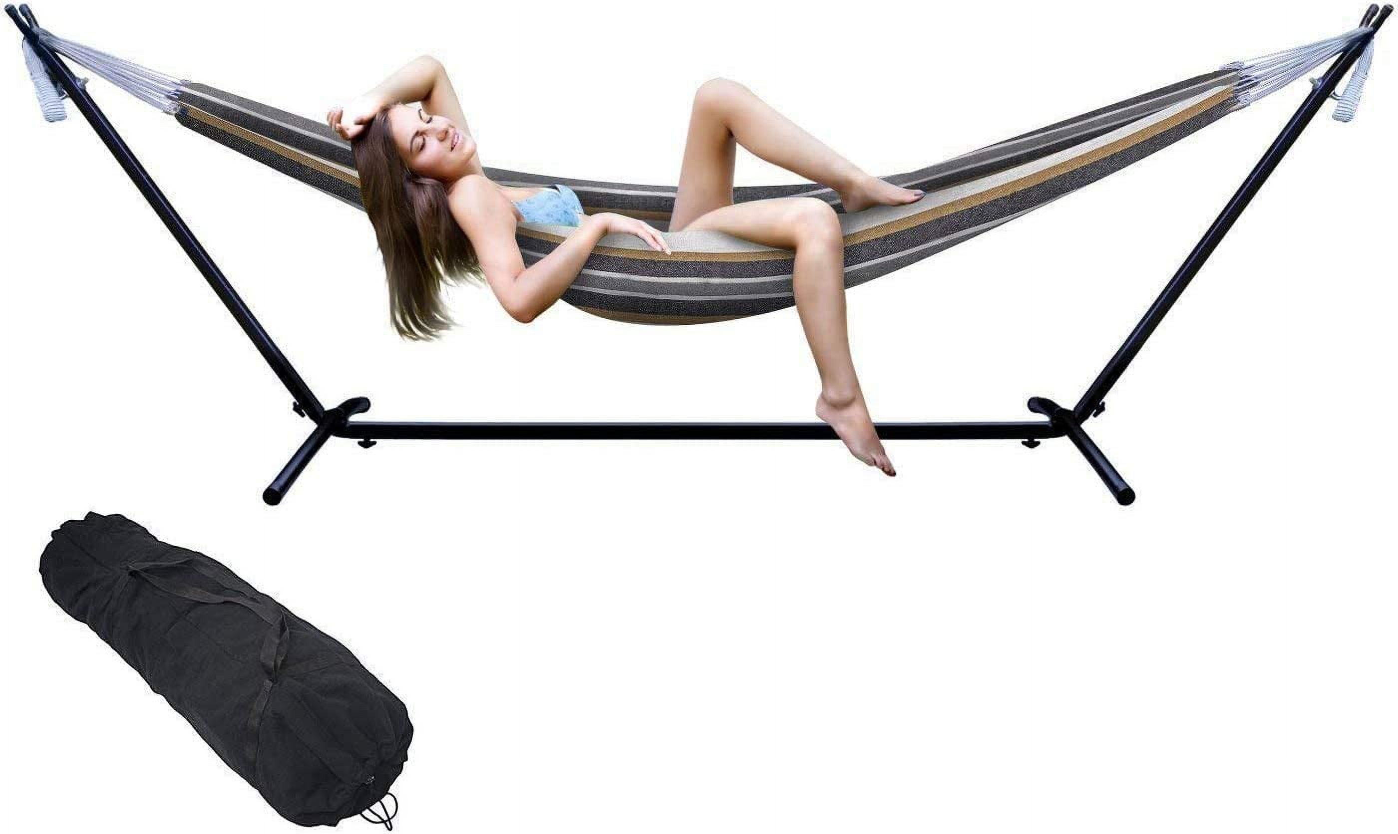 Double Hammock Two Person Adjustable Hammock Bed with Space Saving
