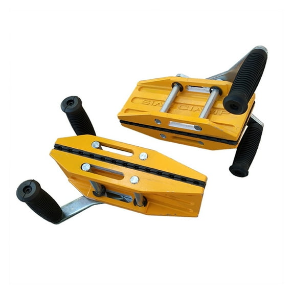 Double Handed Carrying Clamps Granite Tools for Glass Stone Slab Lifting Tool with Rubber for Ceramic Marble