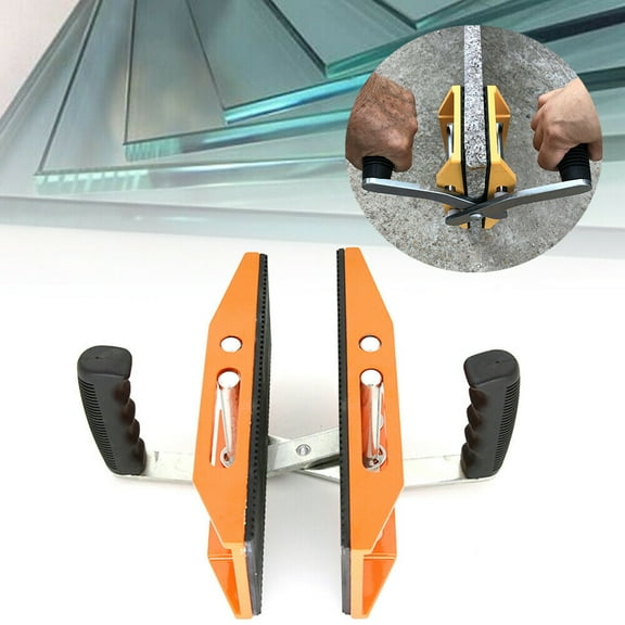 Double Handed Stone Slab Clamp Granite Marble Glass Slab Lifter 5-45mm Portable