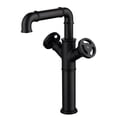 thumbnail image 1 of Double Handle Deck Mounted Industrial Pipe Bathroom Vessel Sink Faucet, 1 of 1