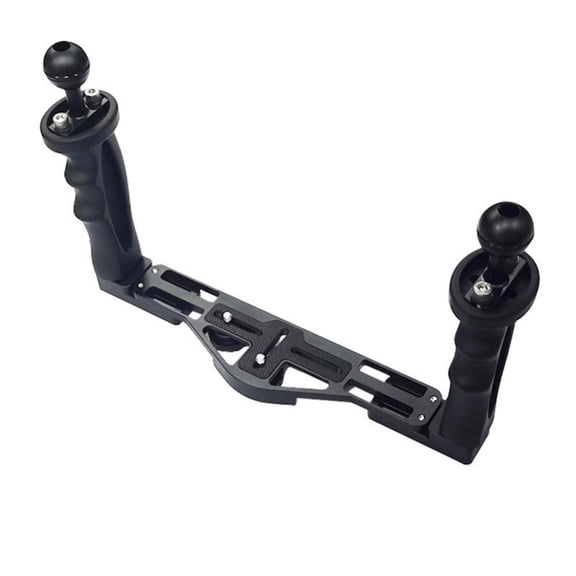 Double Handle Grip Camera Diving Tray Handheld Waterproof Tray Stabilizer Underwater Mount Housing Bracket Stand