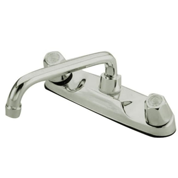Double Handle Kitchen Faucet with 8 in. Spout