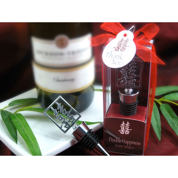 Double Happiness Shuang Xi Bottle Stopper in Harmony Gift Box