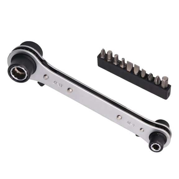 Double Head Adjustable Ratchets Wrench 4 in 1 Multifunction Socket Tool For Automotive Repair And Home Improvement