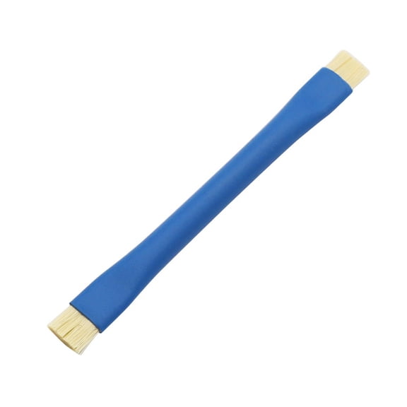Double Head Anti-Static Flux Brush For IC And PCB Cleaning, ESD Safe Circuit Board Dust Removal Tool With Heat Insulation Handle For Motherboard, Keyboard(Blue)