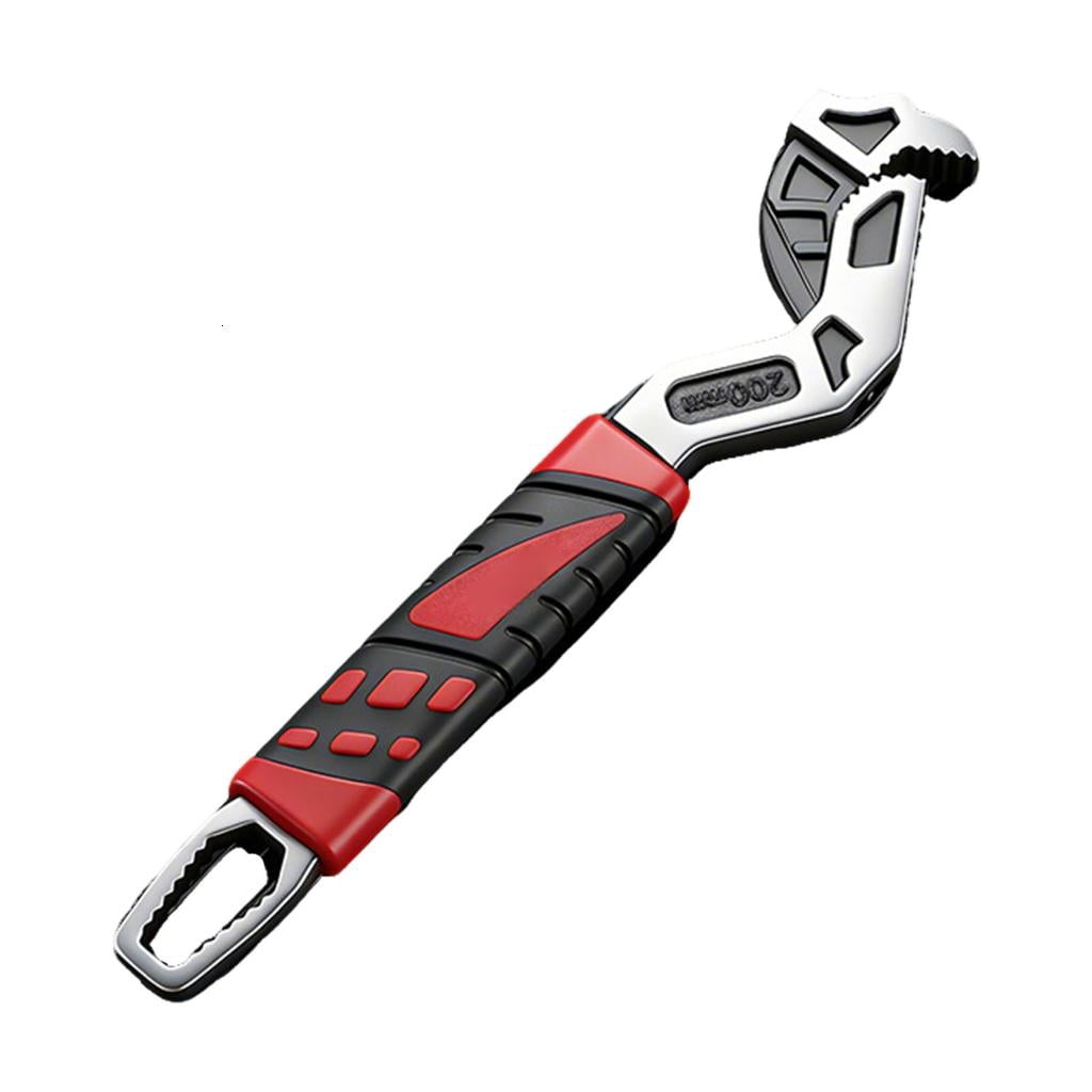 Double Head Auto Locking Adjustable Wrench for Various Nut and Pipe Sizes up to 41mm