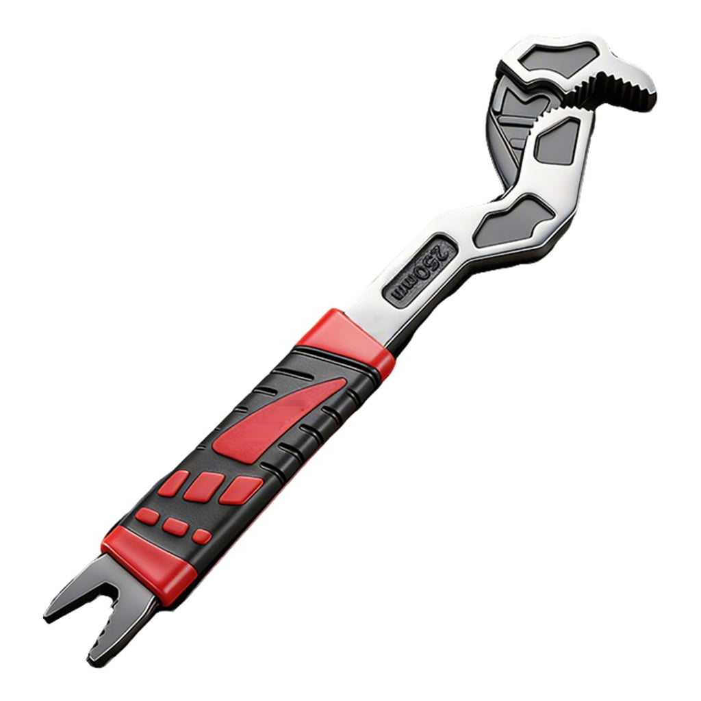 Double Head Auto Locking Adjustable Wrench for Various Nut and Pipe Sizes up to 41mm