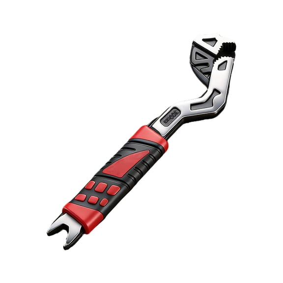 Double Head Auto Locking Wrench with Large 41mm Opening for 10-27mm Nut Size High Torques Applications and Confined Area Work