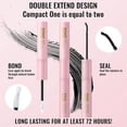 thumbnail image 1 of Double Head Black False Eyelash Glue, Quick Drying Super Styling Adhesive with Eyelash Wiper Tool, 1 of 8