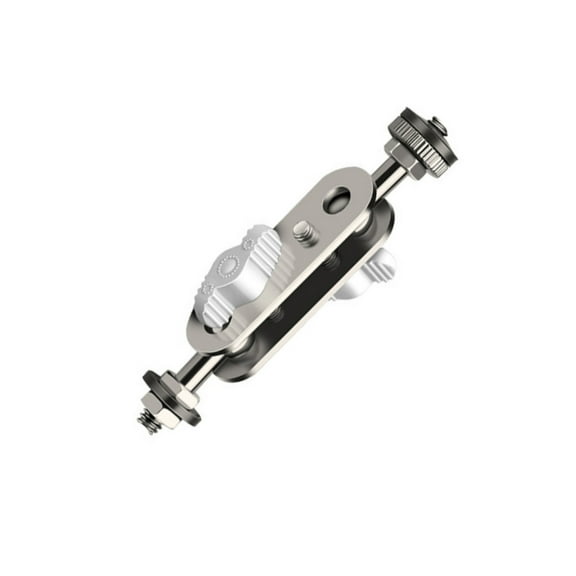 Double Head Camera Mount Bracket 360 Degree Rotation and Tilts for Monitoring Flexibility