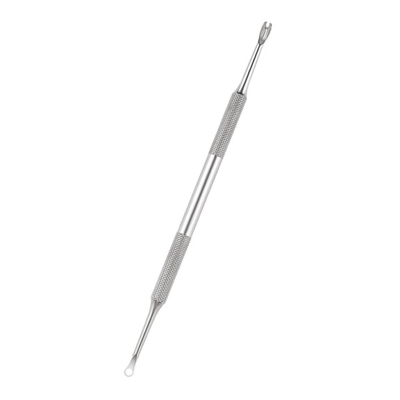 Double Head Cuticle Pusher Scraper,Stainless Nails Polishing Remover For Efficient Nails Prepare In Beauty Salons