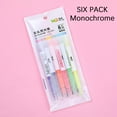 thumbnail image 1 of Double-Head Double-Color Fluorescent Pen Set - Cute Soft-Tip Markers for Journaling, Highlighting, and Creative Projects (6 Assorted Colors, Water-Based), 1 of 7