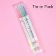 thumbnail image 1 of Double-Head Double-Color Fluorescent Pen Set - Cute Soft-Tip Markers for Journaling, Highlighting, and Creative Projects (6 Assorted Colors, Water-Based), 1 of 7