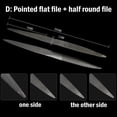 thumbnail image 1 of Double-Head Files Half Round Files Hand File Sharp Flat File Shaping Polishing, 1 of 5