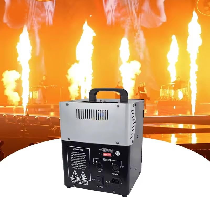 Double Head Flame Machine DJ Show Party Effect Flame Equipment DMX Control