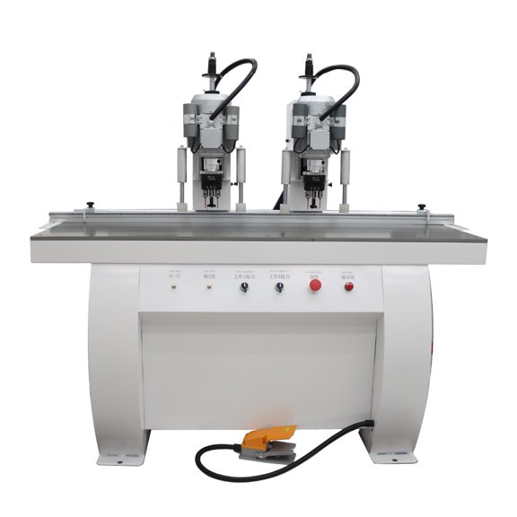 Double Head Hinge Drilling Machine 3400RPM Woodworking Hinge Boring Punch Tool
