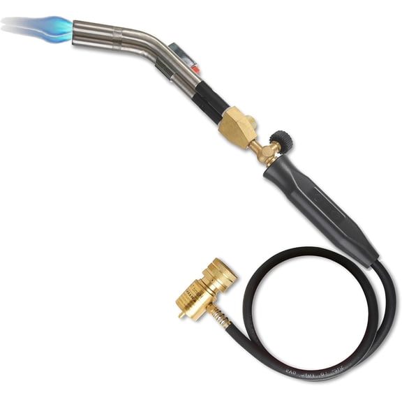 Double Head MAPP/Propane Torch Self Ignite Gas Welding Torch With 55 Inch Hose