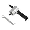 Double Head Metal Cutter Sheet Nibbler Electric Drill Attachment Circle