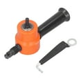 Double Head Nibbler 360° Adjustable Versatile Drill Attachment Metal