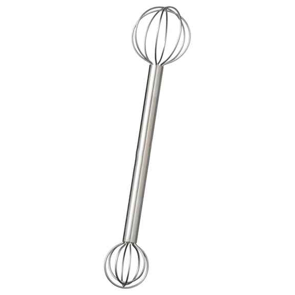 Double Head Nonrust Steel Miso Scoops Precise Stirring Tool for Handmade Soup Preparation Miso Soups Mixing Spoon