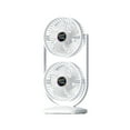 thumbnail image 1 of Double Head Portable Desktop Fan with 3 Speed Settings, Bidirectional Airflow, USB Rechargeable, Low Noise, Energy Efficient for Home, Office, Camping, and Travel, 1 of 5