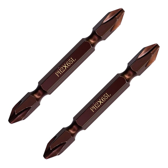Double Head Screwdriver Bit Set 1/4" Hexes Shanks Steel Drill Bit Security Bit 65mm-300mm