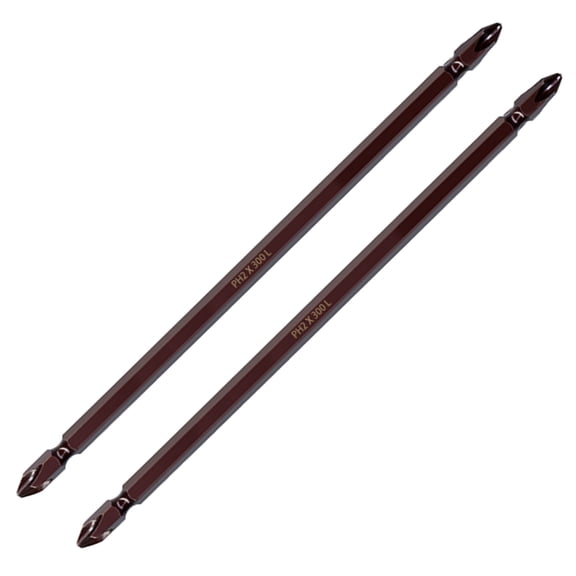 Double Head Screwdriver Bit Set 1/4" Hexes Shanks Steel Drill Bit Security Bit 65mm-300mm