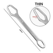 Double Head Self Tightening Torx Wrench 8-22mm Tool, Vanadium Forging Unique Range Anti Rust Portable Design, Automobile Motorcycle Industrial Mechanical Repair Maintenance