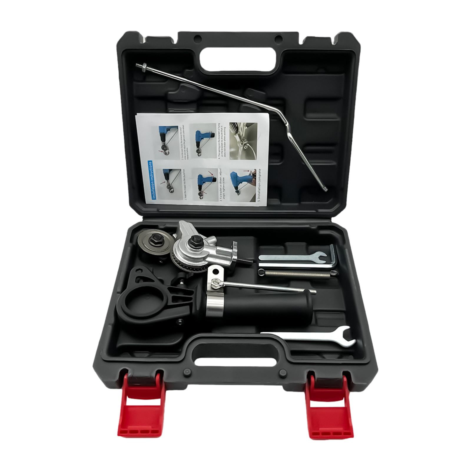 Double Head Sheet Metal Nibbler Metal Nibbler Drill Attachment Portable