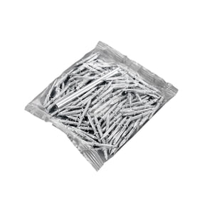 Double-Head Skirting Thread Seamless Nails, 2-Sided Nails with Sleeve Tool,Invisible Double Headed Trim Seamless Pins for Seamless Baseboard Installation, Molding & Wall Panels, 50 Pcs, 1.1x0.1"