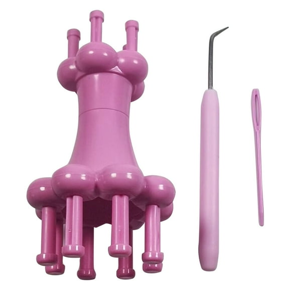 Double-Head Spool Knit Set for DIY Knitting Tool Craft Kit Beginner Friendly Knitting Machine