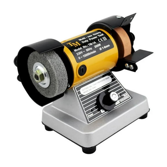 Double Head Tabletop Adjustable Speed Grinding Machine, Desktop Polishing Rotary Jewelry Tool ,Powerhouse Performance