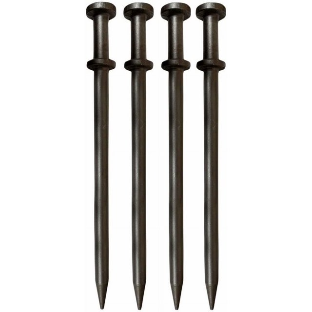 Double Head Tent Stakes Heavy Duty Steel Tent Stakes, Versatile