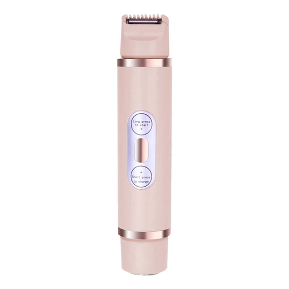 Double Head Women's Hair Removal Shaver, Adjustable Underarm/Bikini Trimmer - Detachable Washable, Portable for Travel