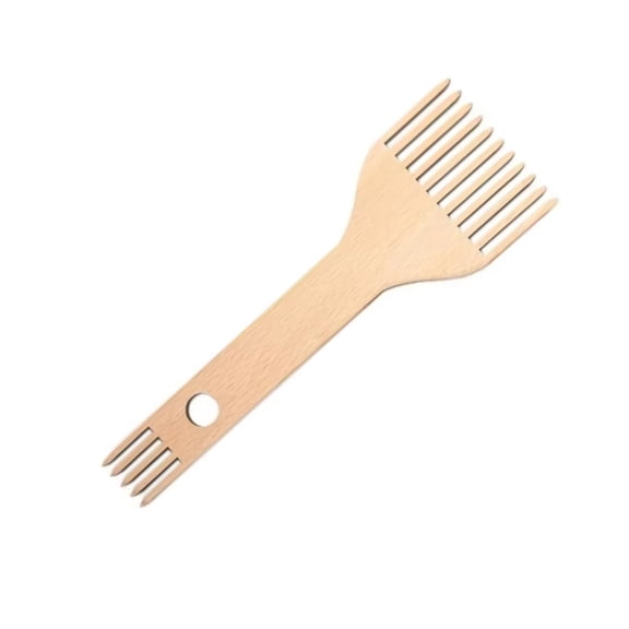 Double Head Wood Weaving Comb 5 Teeth 11 Teeth Weaving Comb Braided Tool