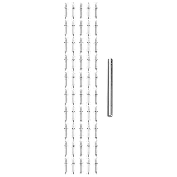 Double Headed Baseboard Seamless Nails Invisible Security Screws with Socket Tool for Skirting Thread Installation Pack of 50