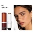 thumbnail image 1 of Double Headed Contour Stick for Face - Waterproof & Sweatproof Nose Shadow Highlighter with Sponge Blender - Natural Shading Makeup for Daily Commute & Mirror Makeup, 1 of 5