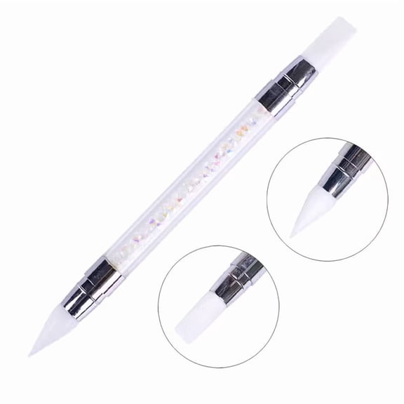 Double-Headed Dotting Pen for Nail Art & Craft Projects Precision Tool for Intricate Flower Carvings & Line Drawings
