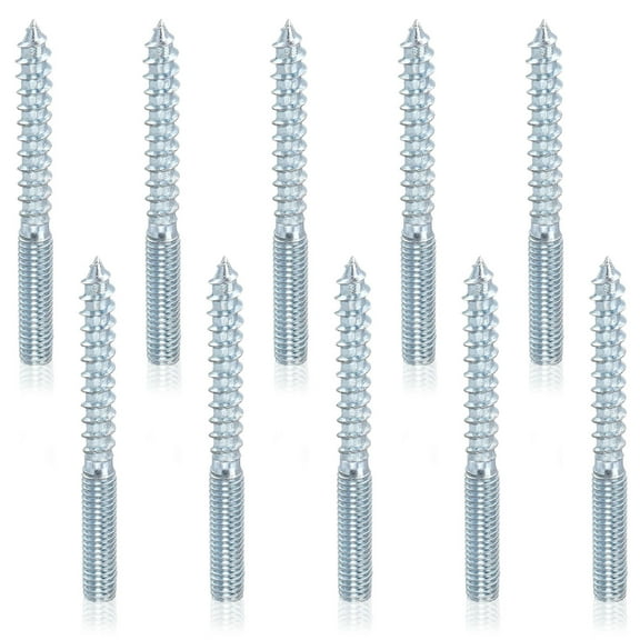 Double Headed Hanger Bolts, Self Tapping Screw For Furniture Installation, High-Quality Materials With Smooth Surface And Precise Polishing, Deep And Tight Threads For Secure