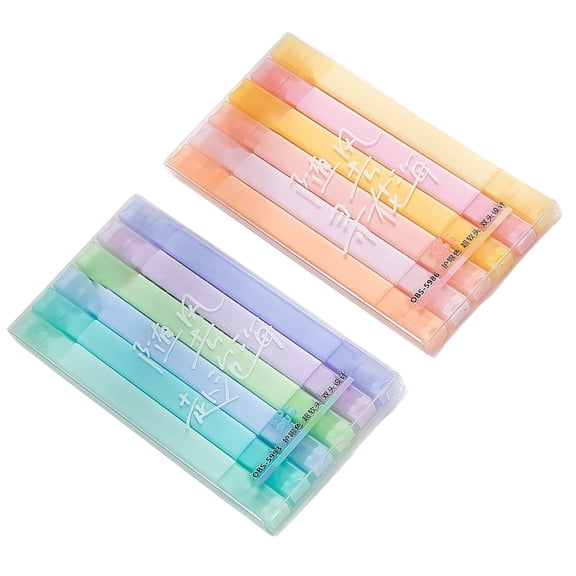 Double Headed Highlighter Double Headed Marker Highlighter Pen Quick Drying for Scrapbooking Card Making Drawing