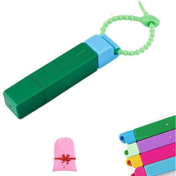 Double-Headed Instant Stain Remover Pen, Portable Stain Remover Stick, Portable Dual-Tip Stain Remover Pen for Clothes Spot, Waterless, For Oil Wine and Food Stains, Travel Using (Green)