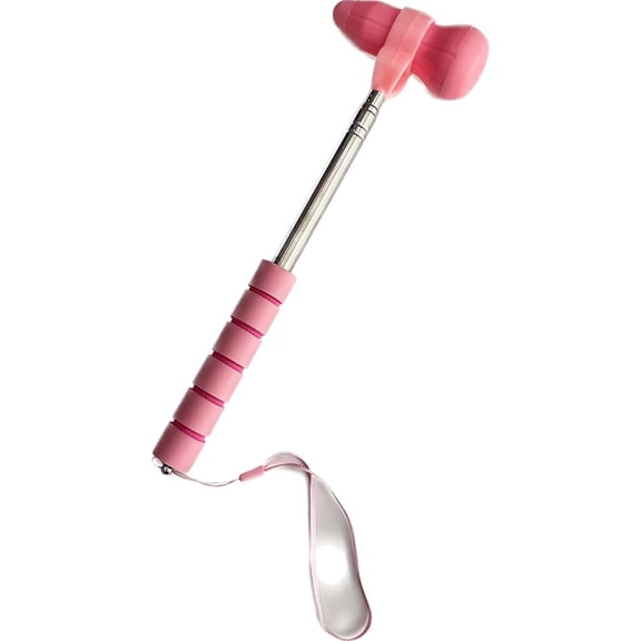 Double Headed Massage Hammer  Ergonomic Dual Impact Massager for Neck and Back Pain Relief, Handheld Deep Tissue Muscle Relaxation Tool for Home Office Travel Use