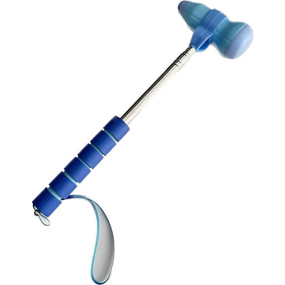 Double Headed Massage Hammer Ergonomic Dual Impact Massager for Neck and Back Pain Relief, Handheld Deep Tissue Muscle Relaxation Tool for Home Office Travel Use