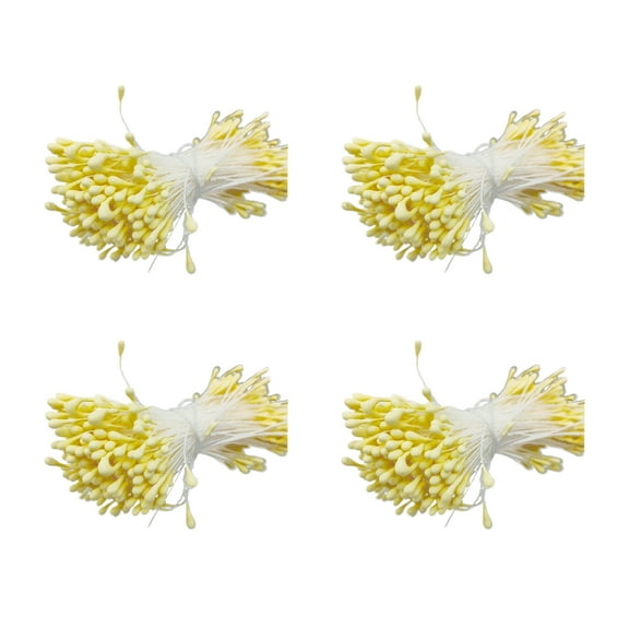 1050-1600Pcs 2mm Matte Floral Stamen Pistil Artificial Flower Stamens Pistil for Christmas Card Wedding Decoration