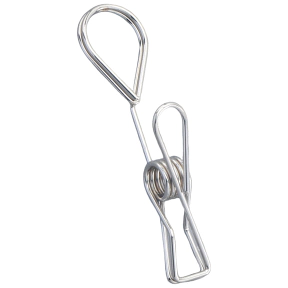Double Headed Metal Clip,Picture and Memo Holders,Versatile Sign Clips,Metal Memo Clips Holder,Table Sign Stand Photo Holder Clip for Wedding Message Holder Clip Portable Photo,(Silver,3.54 in)