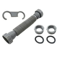 Double-Headed Pipe Sink Drain Pipe Bath Basin Drainer With 45Mm Inlet Diameter Kitchen Connection Hose Extension Fitting