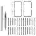 thumbnail image 1 of Double Headed Skirting Nails, Furenl Invisible Fasteners Hardware Nails, Double-Headed Skirting Nails – Fasteners for Wood Trim & Baseboards Installation, Includes 1 Sleeve Tool, 100 Pcs, 1 of 6