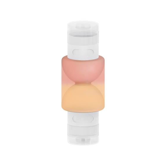 Double Headed Travel Bottle for Shampoo Shower Gel Portable Travel Size Container 2-In-1 Leakproof Reusable Detachable Plastic Dispenser for Toiletries Cosmetics Short Trips Bottle