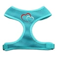 thumbnail image 1 of Double Heart Design Soft Mesh Harnesses Aqua Small, 1 of 1